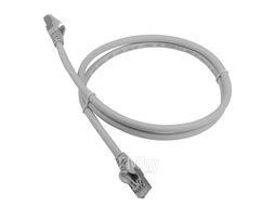 Патч-корд LSZH FTP кат.6A, 1.5 м, серый Lanmaster LAN-PC45/S6A-1.5-GY
