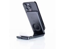 Беспроводное зарядное устройство Magssory Flip WCH014 Anthracite (WCH014b)