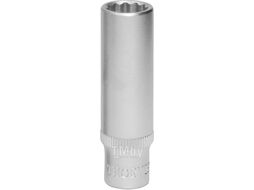 Головка торцевая глубокая 12-гранная 1/4"DR, 10 мм Thorvik S11S22100