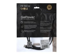 Кабель HDMI (M)-HDMI (M) 1.5M BLACK GOPOWER 00-00027305
