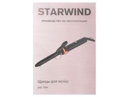 Щипцы 25Вт макс.темп.:200С покрытие: керамическое черный/красный Starwind SHS 7044