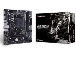Материнская плата Biostar A520MS, AM4, (DP, HDMI), 2xDDR IV, mATX