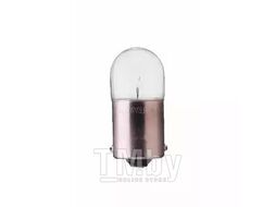 Комплект ламп Philips (R10W) 12V BA15S подсветка номера, противотуман. фара зад. (2шт. в блистере) 12814B2