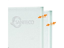 Душевая стенка Saniteco Walk-In SN-W8MC120 (120x200, матовое стекло, хромированный профиль)
