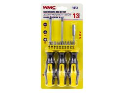 Набор отверток и бит 13пр.(SL,PH,PZ)в блистере WMC TOOLS WMC-1013