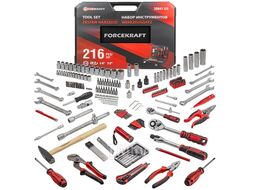 Набор инструментов 216пр. 1/4''1/2''(6гр.)(4-27мм) FORCEKRAFT FK-38841DS