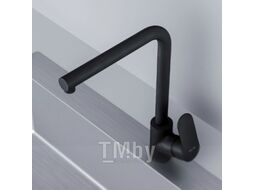 Мойка кухонная со смесителем Berge BR-4200 + Like F8005022 (черный)
