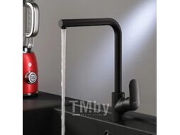 Мойка кухонная со смесителем Berge BR-4200 + Like F8005022 (черный)