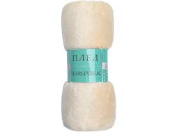 Плед TexRepublic Absolute Однотонный Фланель 150x200 / 95262 (бежевый)
