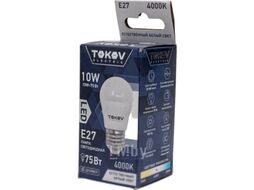Лампа Tokov Electric 10Вт G45 4000К Е27 176-264В / TKE-G45-E27-10-4K