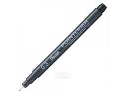 Ручка капиллярная "Pointliner" 0.03 мм, черный Pentel S20P-03A