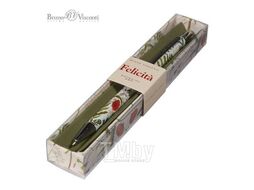 Ручка Bruno Visconti "Felicita.ЛУГОВЫЕ ТРАВЫ "шарик.автомат.в картон.футляре,0,7мм,синяя,метал.корпус