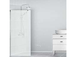 Душевая стенка Saniteco Walk-In SN-W6MC80 (80x200, матовое стекло, хромированный профиль)