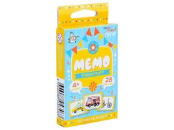 Игра настольная "МЕМО. Транспорт" Десятое Королевство 4346