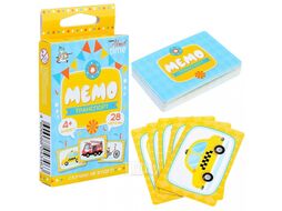 Игра настольная "МЕМО. Транспорт" Десятое Королевство 4346