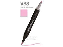 Маркер перм., худ. "Brush" двусторонний, V83, светло фиолетовый Sketchmarker SMB-V83