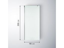Душевая стенка Saniteco Walk-In SN-W6MC90 (90x200, матовое стекло, хромированный профиль)