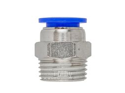 Фитинг для пластиковых трубок 12мм с наружной резьбой 1/2" Rock FORCE SPC12-04