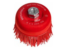 Щетка для УШМ чашка нейлоновая ф100 хМ14 verteXtools