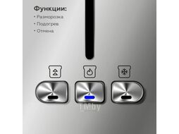 Тостер BQ T2000 (стальной/черный)