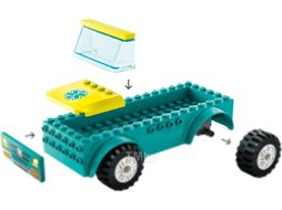 Конструктор Lego City Скорая помощь и сноубордист / 60403