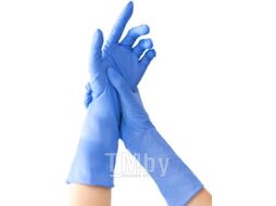 Перчатки одноразовые Nitrile Gloves Long NitrileExam (L, 100шт)