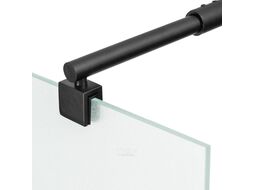 Душевая стенка Saniteco Walk-In SN-W6MB100 (100x200, матовое стекло, черный профиль)