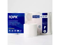 Бумага туалетная Premium T4, 8 рул, 23м, 2-сл. Tork 120320-00