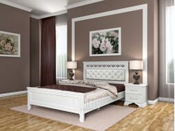 Каркас кровати Bravo Мебель Грация 160x200 (белый античный)