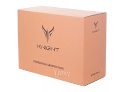 Кресло игровое Knight N1 Fabric розовый Velvet 36 с подголов. крестов. металл
