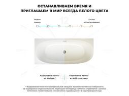 Пристенная акриловая ванна Wellsee Belle Spa 2.0 235802002