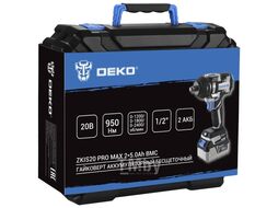 Гайковерт аккумуляторный ZKIS20 PRO MAX DEKO 083-1088