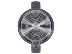 Кастрюля MAUNFELD ASTRID MF20ASTR1CR из кованого алюминия со стеклянной крышкой, 20 см,3 л