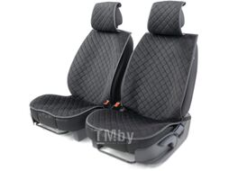 Комплект накидок на автомобильные сиденья Car Performance CUS-1012 BK/BK (черный)
