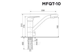 Кухонный смеситель MAUNFELD MFQT-10LGR светло-серый