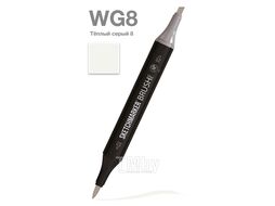 Маркер перм., худ. "Brush" двусторонний, WG8, теплый серый 8 Sketchmarker SMB-WG8