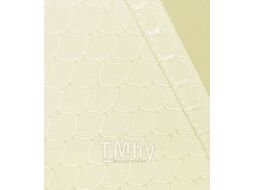 Шторка-занавеска для ванны Home One Waffle 180x180 / 372244 (бежевый)