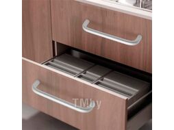 Ручка для мебели Mio Tesoro 303-128 / 649900754B (матовый/серебристый)