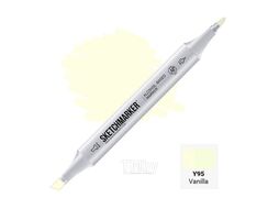 Маркер перм., худ. "Brush" двусторонний, BG21, зеленый грейфер Sketchmarker SMB-BG21