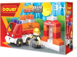 Конструктор Bauer Fireman Пожарная машина с цистерной / 738 (35эл)