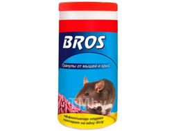 Средство для борьбы с вредителями Bros Гранулы от мышей и крыс (250г)