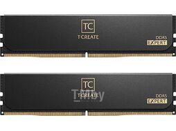 Оперативная память 32Gb Team T-Create Expert Black CTCED532G6000HC30DC01, DDR V, PC-48000, 6000MHz, kit 2x16Gb