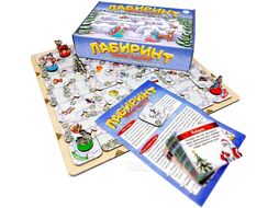 Настольная игра Нескучные игры Лабиринт Новогодний / 8587