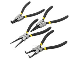 Набор съемников стопорных колец 4пр. (175мм) на полотне Partner PA-68-175A