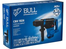 Аккум. перфоратор CBH 1826 Xcase, XLTpro, БЕСЩЕТ., 18 В, 2.6 Дж, 26 мм, 1x4 А*ч, з/у (3 режима + Vario-lock, 3,2 кг) BULL 1333735