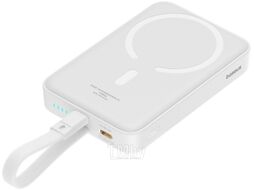 Портативное зарядное устройство Baseus Magnetic Mini 10000mAh / 663200555C (белый)