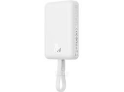Портативное зарядное устройство Baseus Magnetic Mini 10000mAh / 663200555C (белый)
