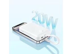 Портативное зарядное устройство Baseus Magnetic Mini 10000mAh / 663200555C (белый)