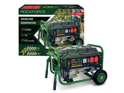 Генератор бензиновый с транзисторным запуском 15л, 2000Вт, 7л.с. RockFORCE RF-FY2500