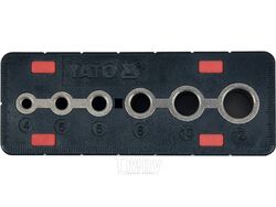 Кондуктор для сверления отверстий 4, 5, 6, 8, 10, 12мм Yato YT-39700